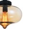 Cwi Lighting Glass 1 Light Down Mini Pendant With Amber Finish 5570P11 - Amber - alternate 2